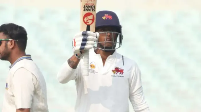 ‌WATCH, SMAT | Suryansh Shedge announces his arrival with back-to-back sixes in clutch knock 