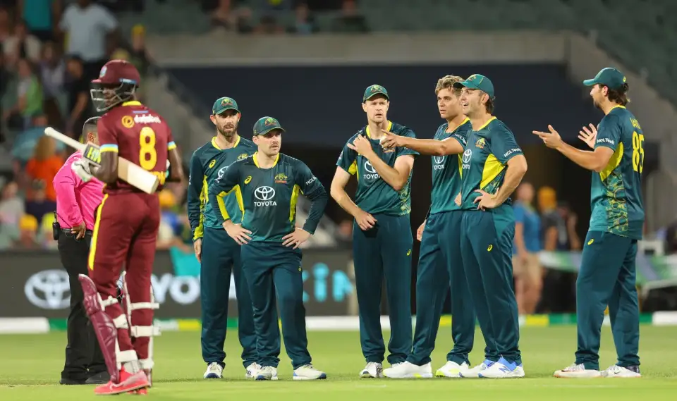‌AUS vs WI | Twitter shocked as arrogant Aussies allege robbery by umpire for their own cardinal sin