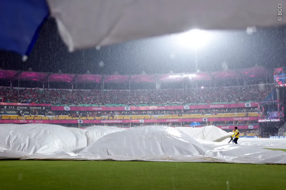 IPL 2024 | Twitter reacts as rain dashes Rajasthan’s hopes for top two spot in last league game against Kolkata