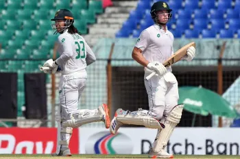 ‌BAN vs SA | Stubbs and de Zorzi’s maiden ton keeps South Africa atop on opening day