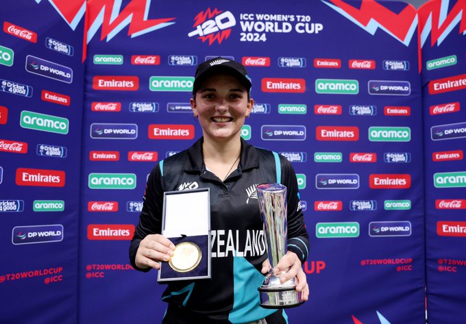 ‌Amelia Kerr adds ICC Women’s Cricketer of the Year award in rich trophy cabinet