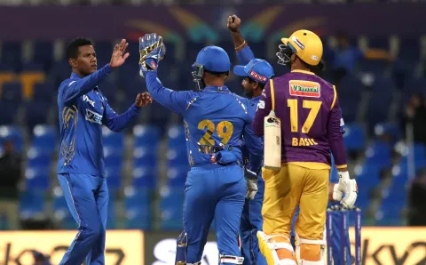 ‌ILT20 | Spin magic coupled with top-order dominance manhandle Warriors as MI retains top spot 