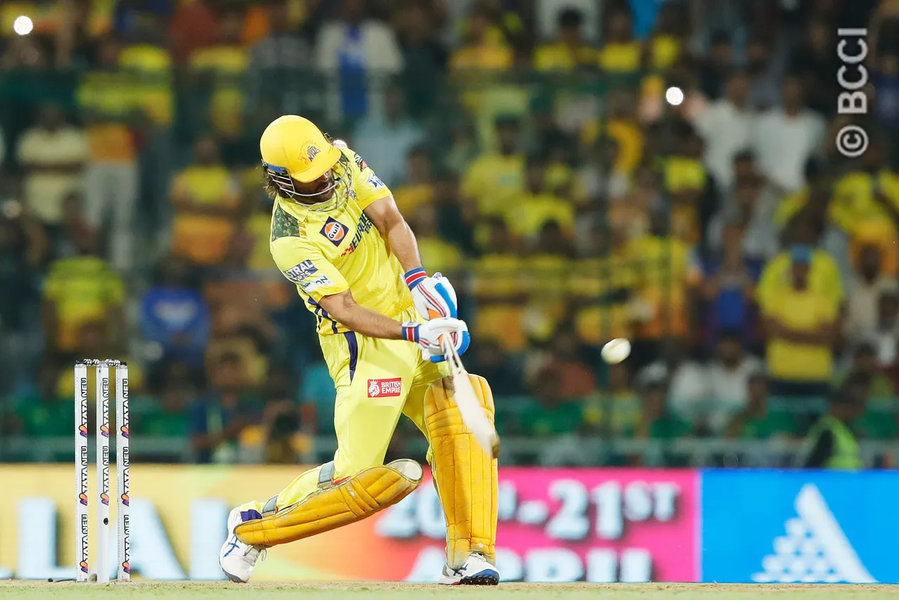 LSG vs CSK | Twitter gets nostalgic as MS Dhoni rolls back years with 101 meter six 