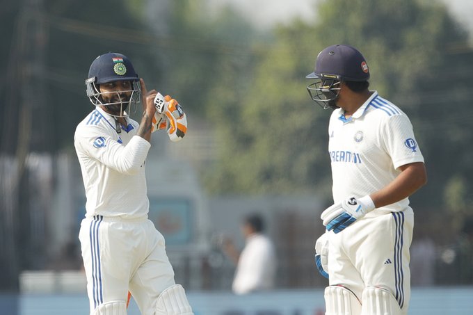 ‌IND vs ENG | Rohit-Jadeja’s gritty tons coupled with Sarfaraz’s assault puts India in strong position 