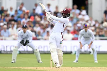 ENG vs WI | Twitter and crowd terrified as Shamar Joseph breaks roof tiles with massive six