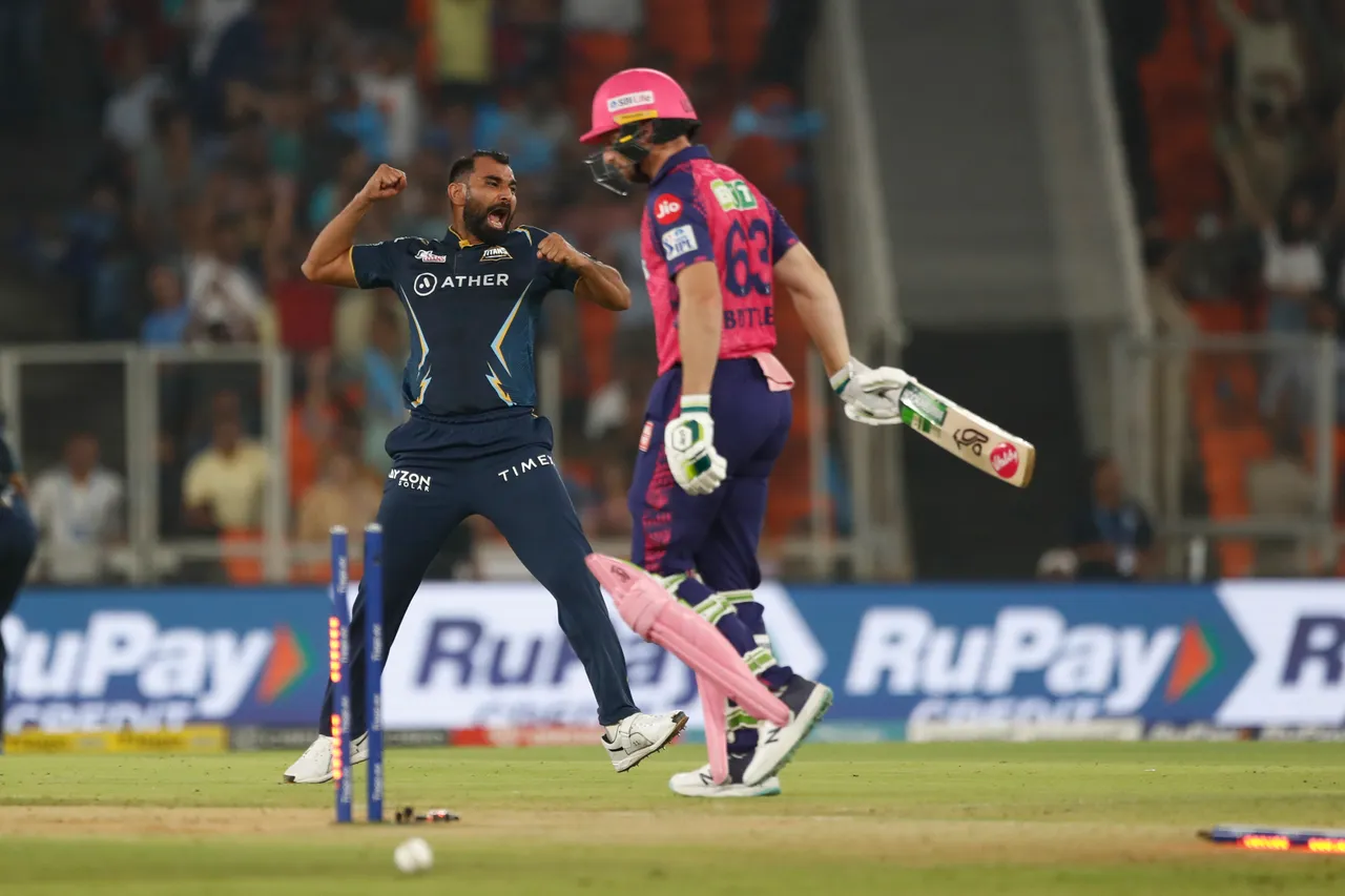 IPL 2023, GT vs RR | Twitter celebrates with Mohammed Shami as he castles Jos Buttler for duck with jaw-dropping delivery