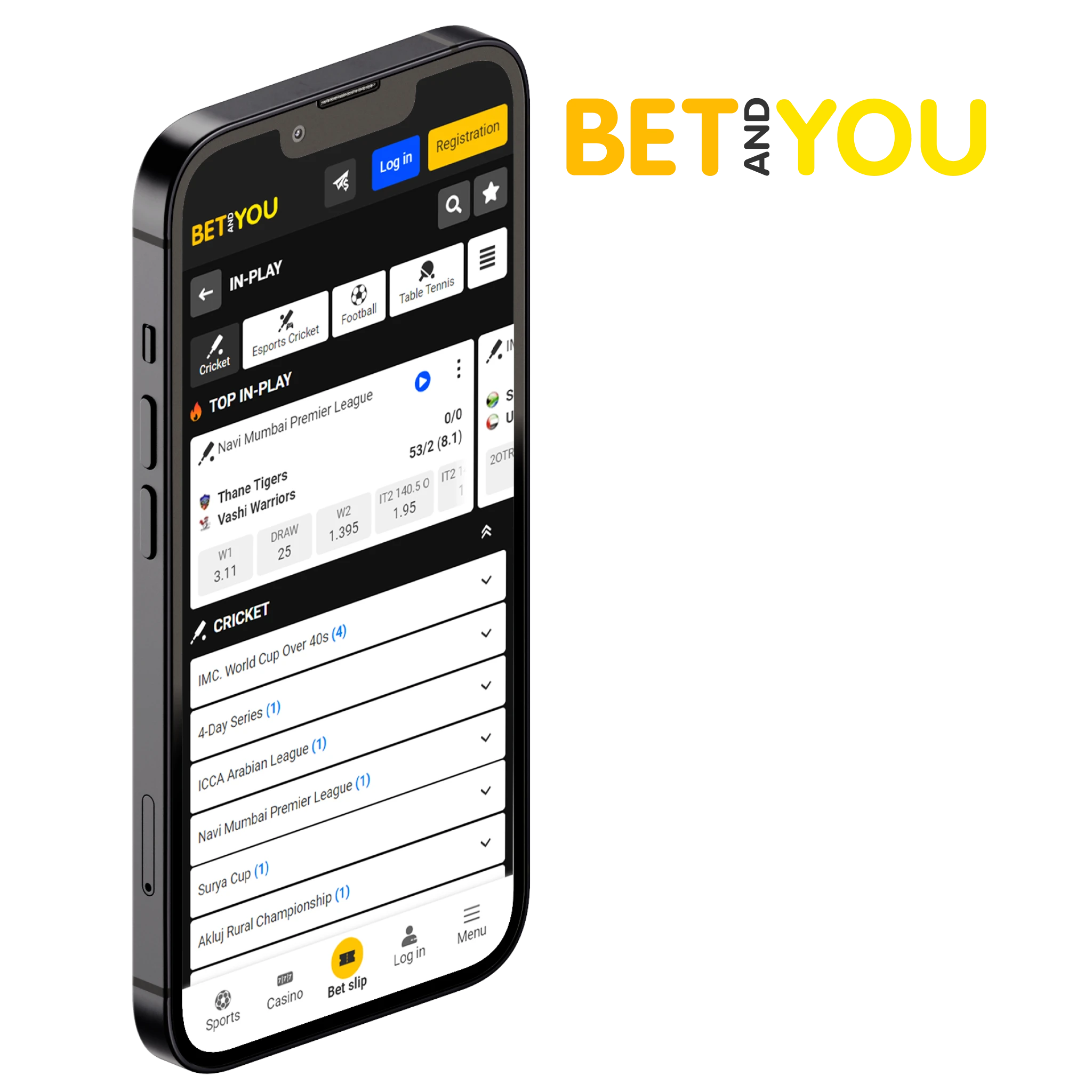 Download one of the best cricket betting apps Betandyou.