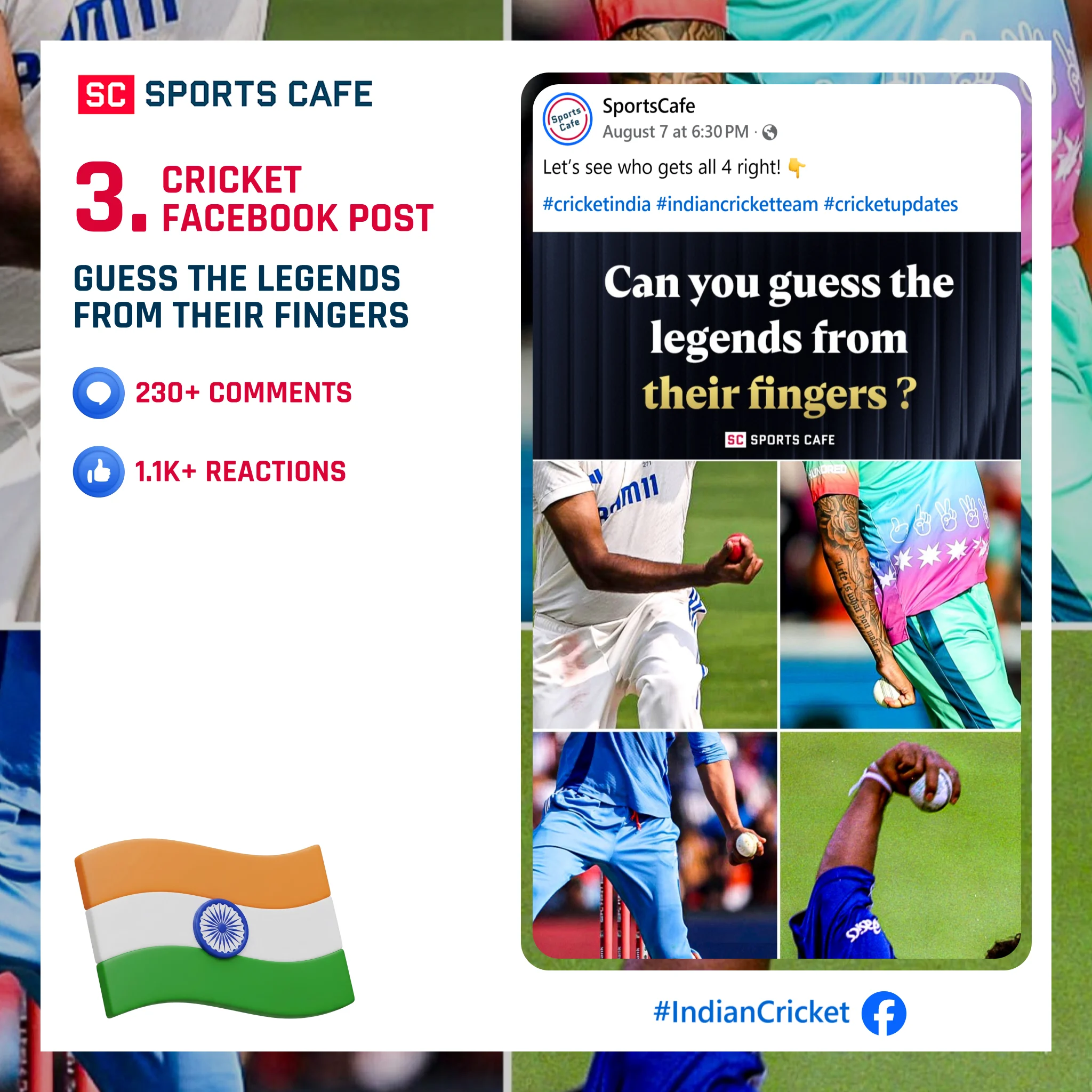 Guess the Legends from Their Fingers.