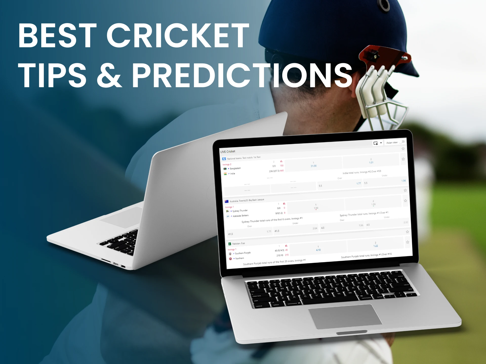 Learn more about our rating for cricket betting.