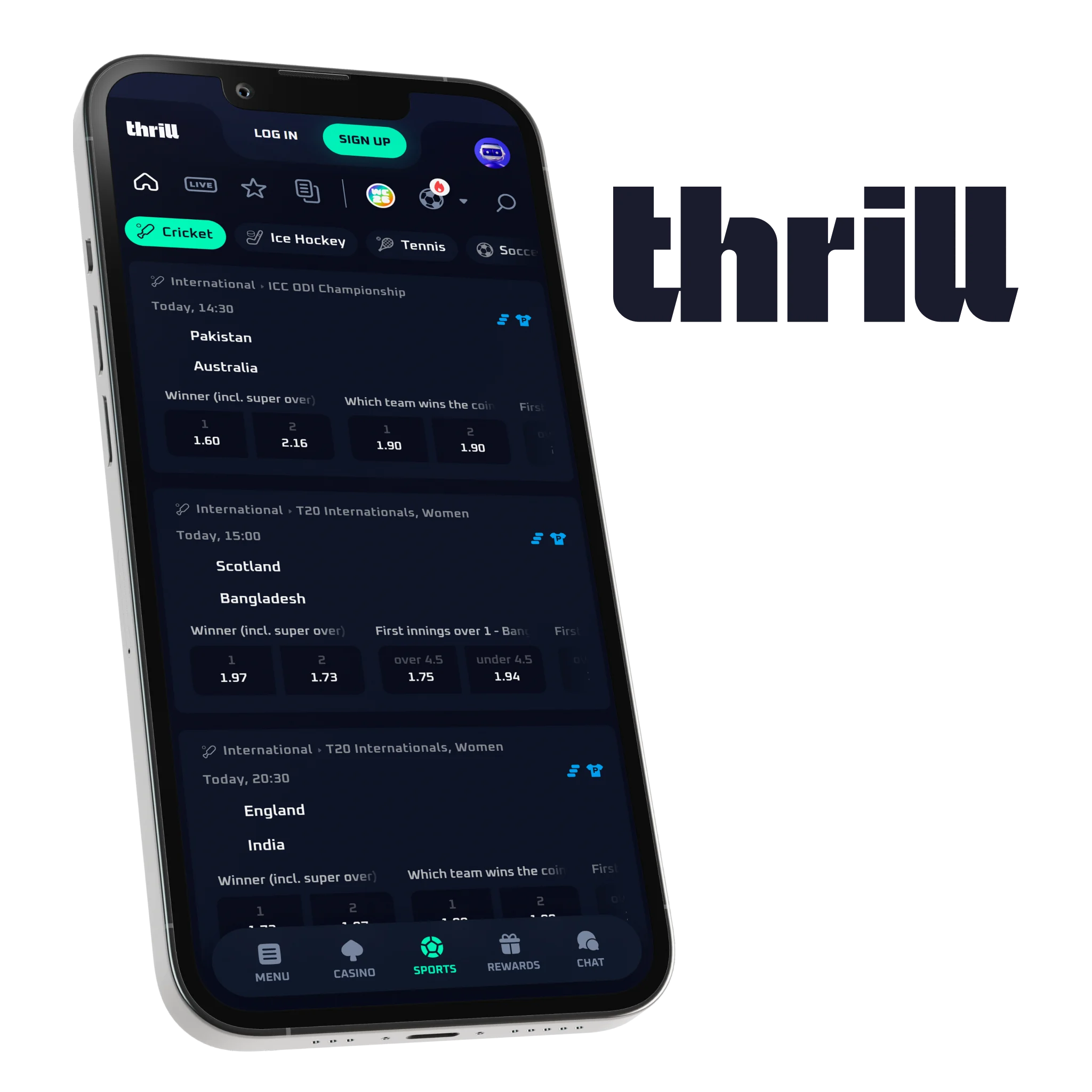 Thrill - Best for Crypto Payments.