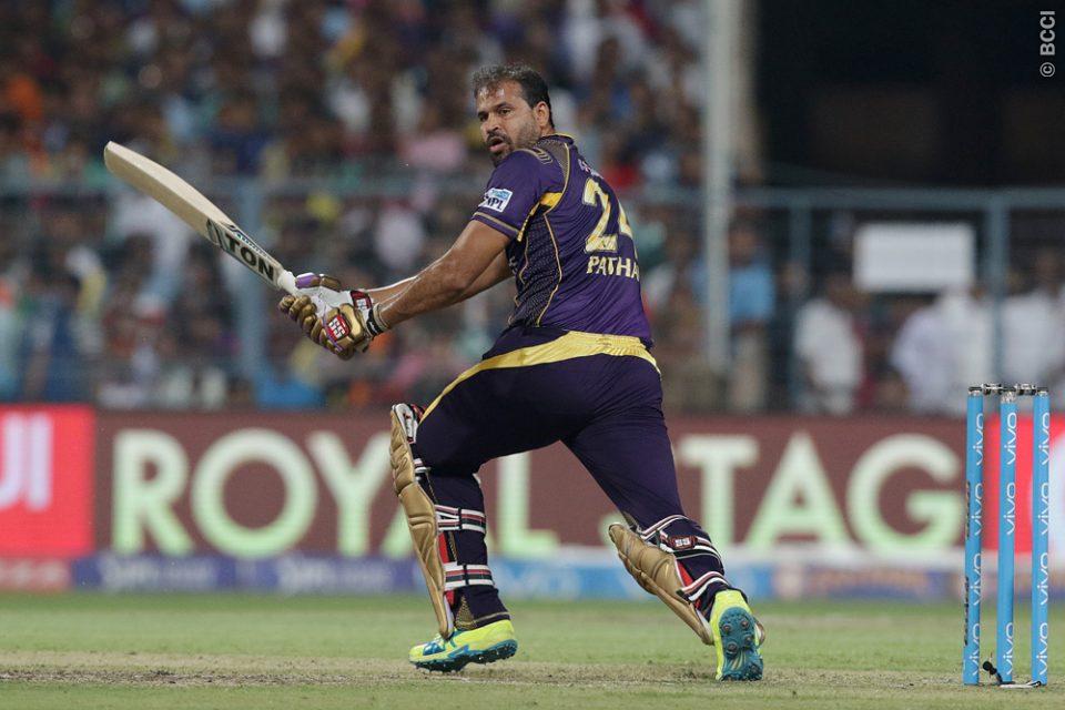 IPL 2016: Yusuf Pathan powers KKR to win in rain-curtailed match