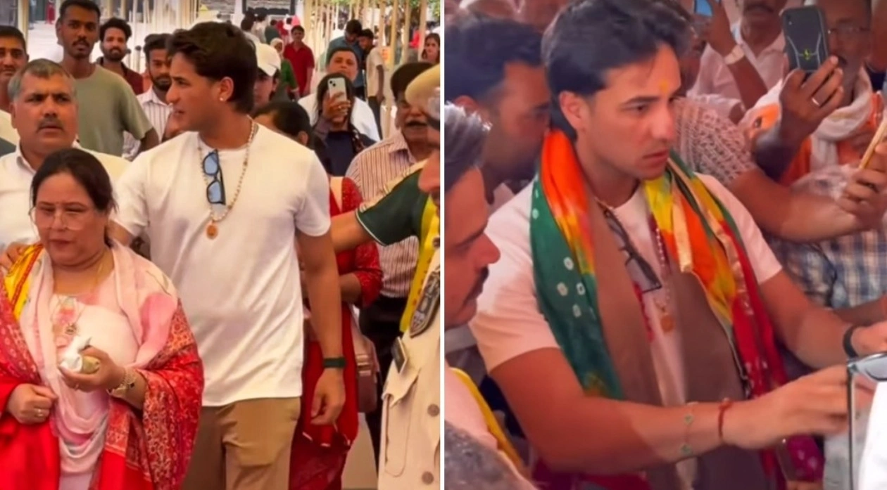 Abhishek Sharma Visits Govind Dev Ji Temple to Seek Blessings