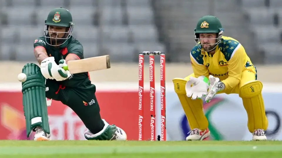 Najmul Hossain Shanto anchors Bangladesh to series-clinching win over Australia.