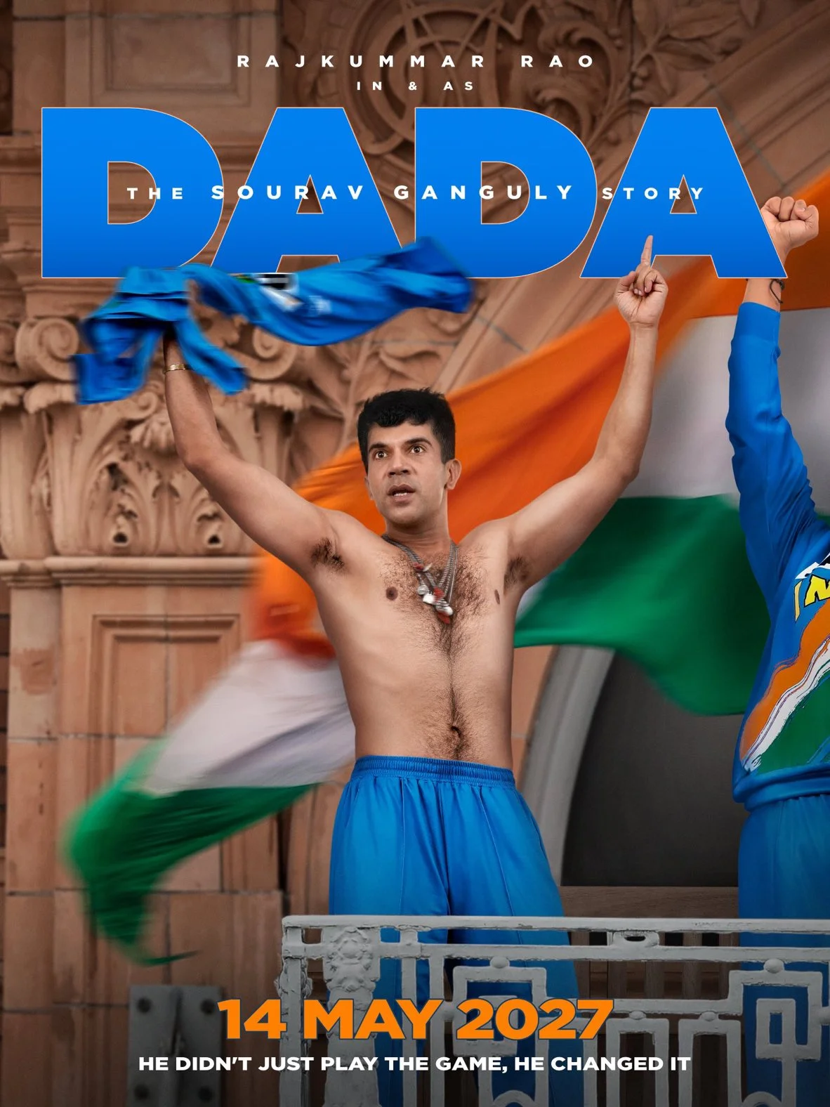 Rajkumar Rao is featured doing one of the most memorable poses.