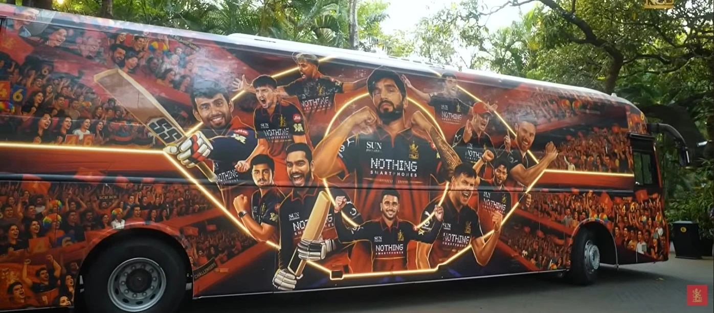  RCB New Bus Sparks Massive Debate Among Fans.
