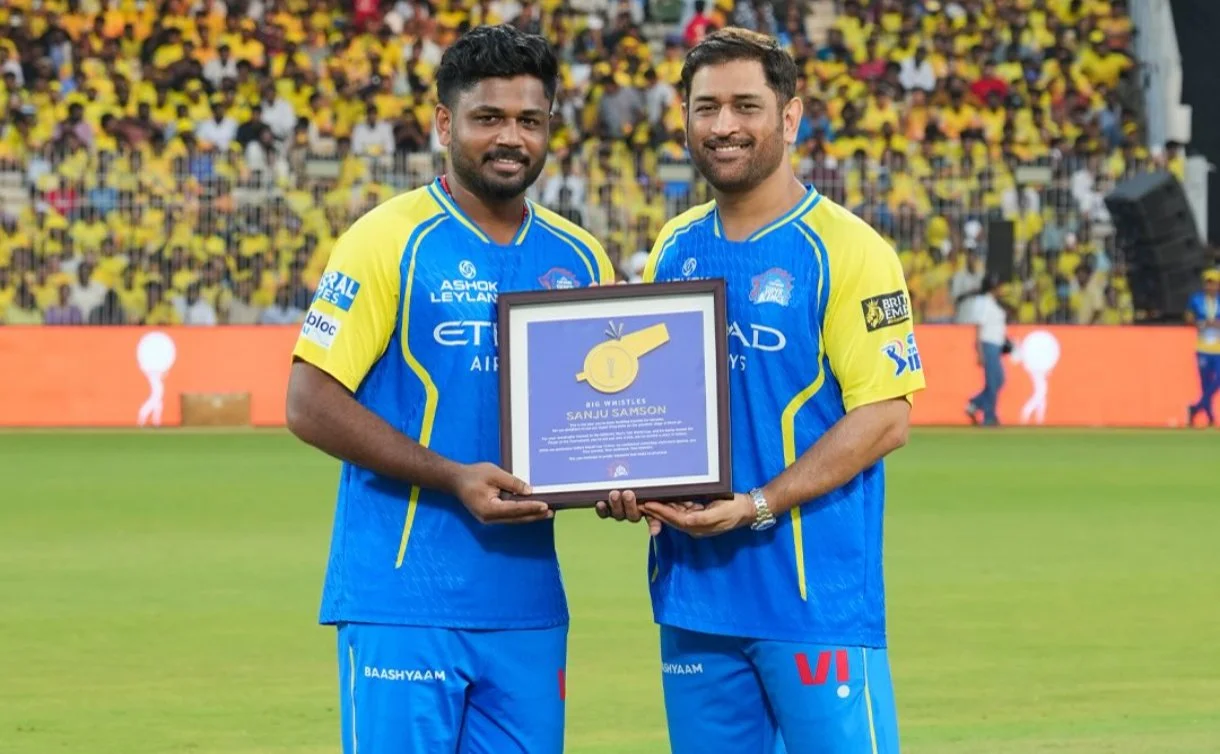 Twitter Hails Sanju Samson’s Chepauk Debut in CSK Jersey