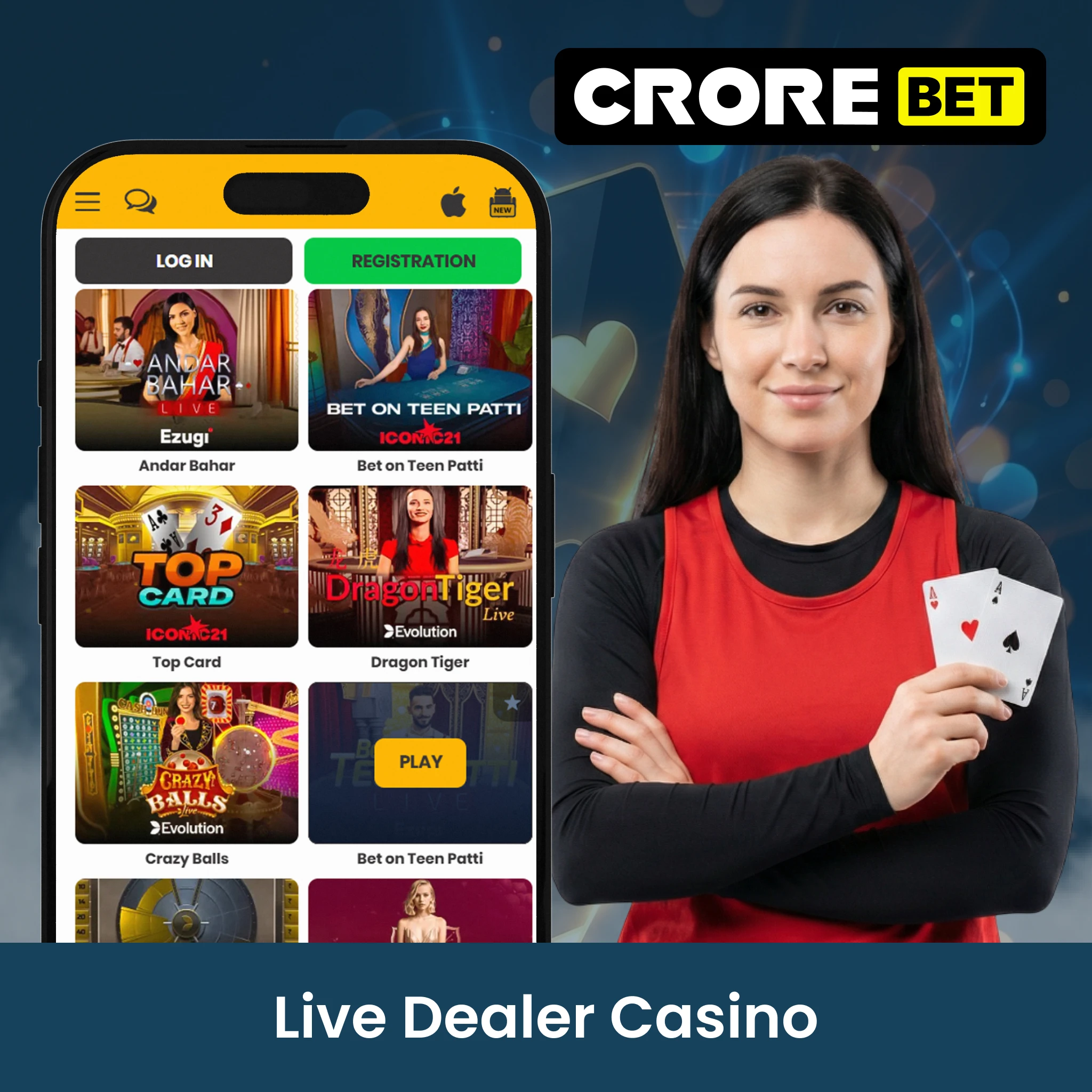 Live Dealer Casino.