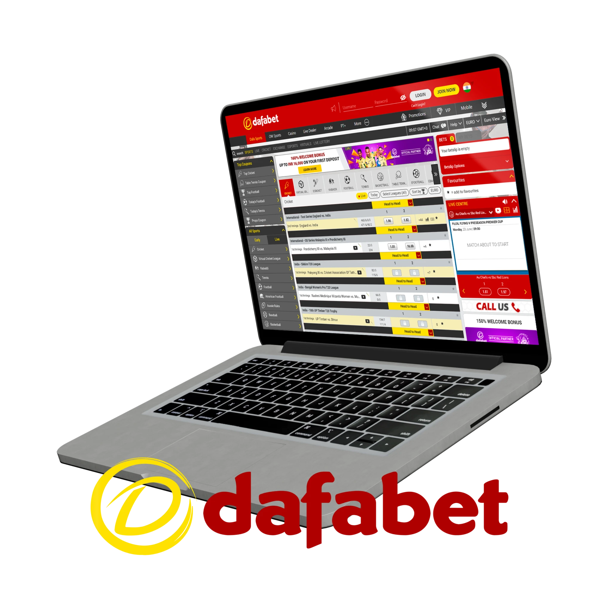 Use UPI payment methof for withdrawals at Dafabet.
