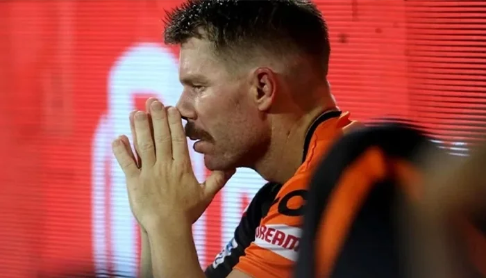 David Warner was disappointed after being dropped from the SRH team.