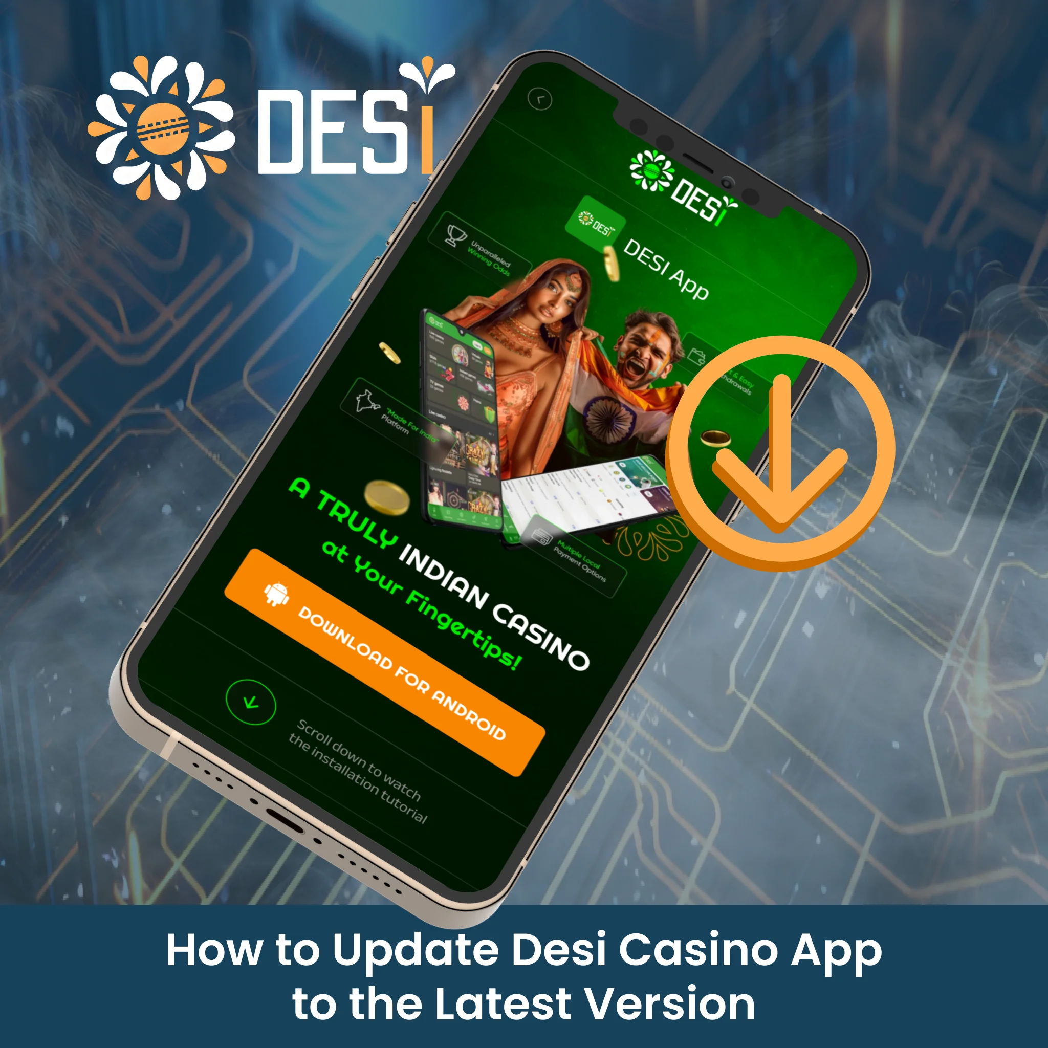 Update your Desi App to the latest version for enhanced stability.