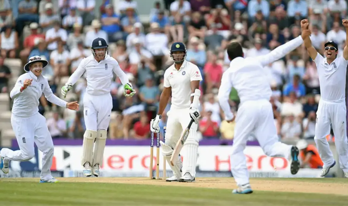 England defeated India by 266 runs.