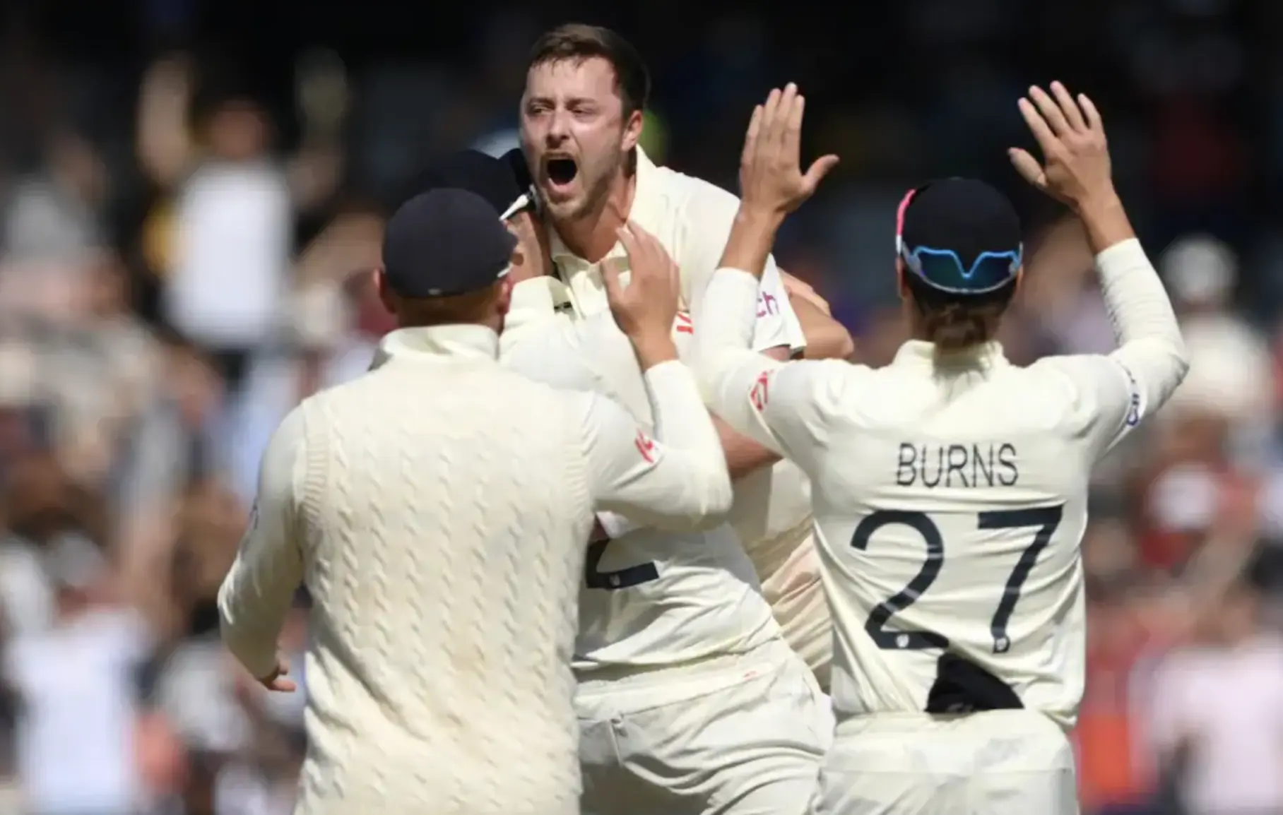 England defeated India by an innings and 76 runs.