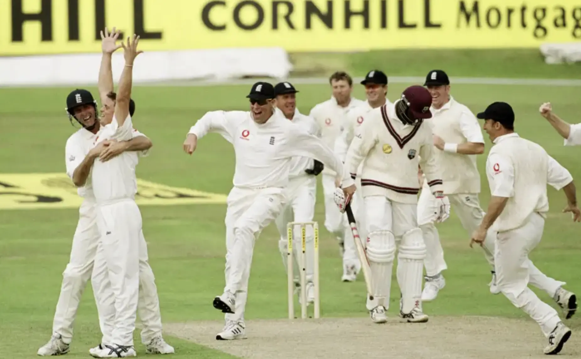 England defeated West Indies by an innings and 39 runs.