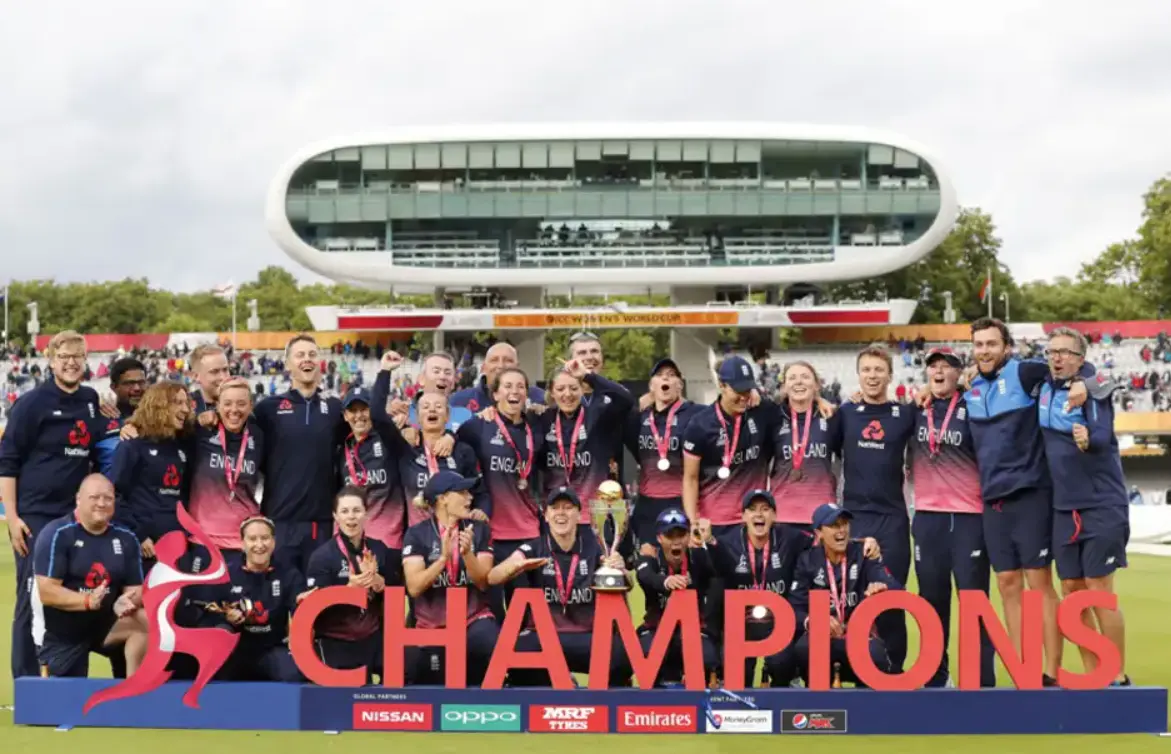 England Women with the ICC Women’s World Cup.