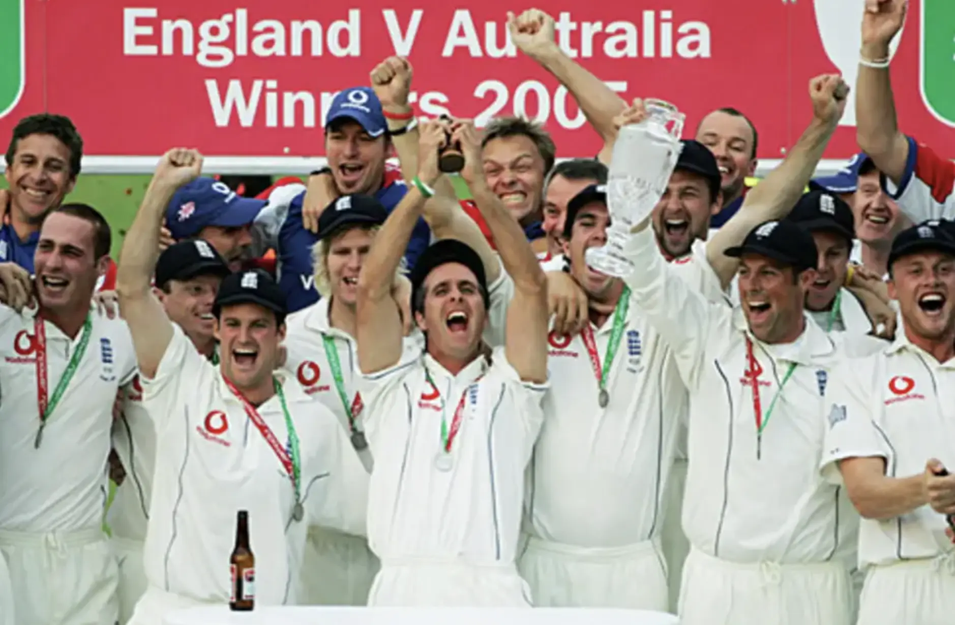 England with the Ashes 2005.
