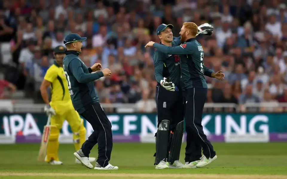 England defeated Australia by 242 runs.