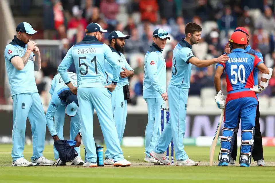 England defeated Afghanistan by 150 runs.