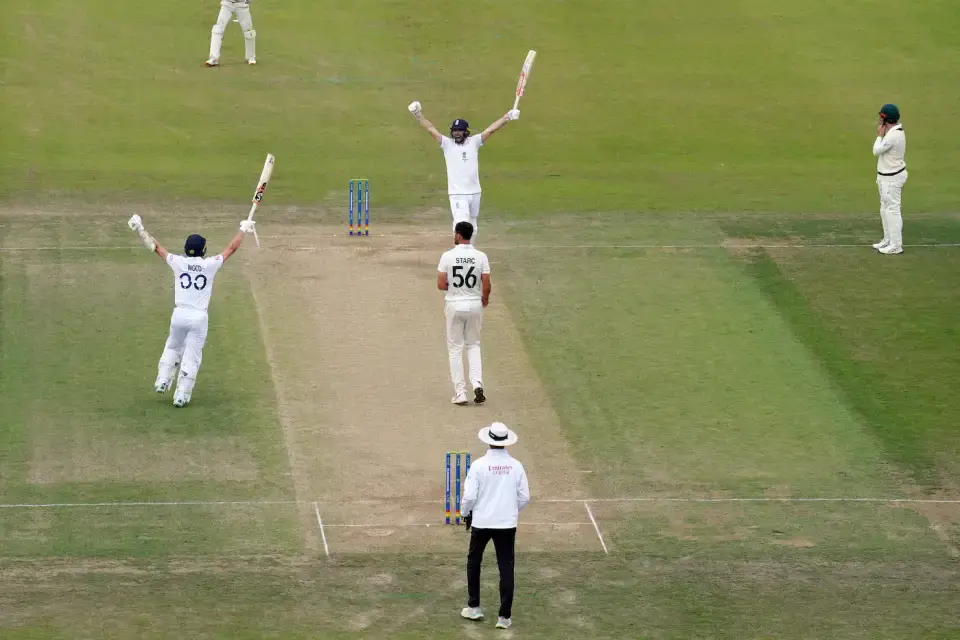 England defeated Australia by 3 Wickets.
