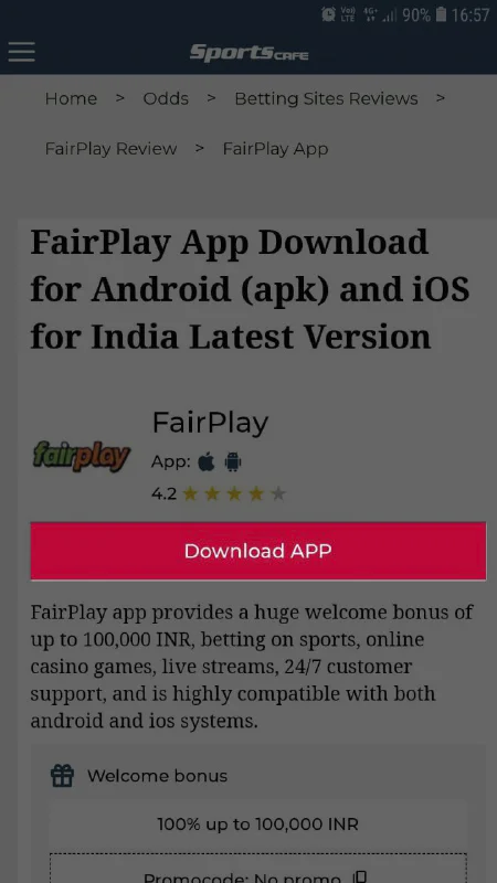 Visit the FairPlay site to download the app.