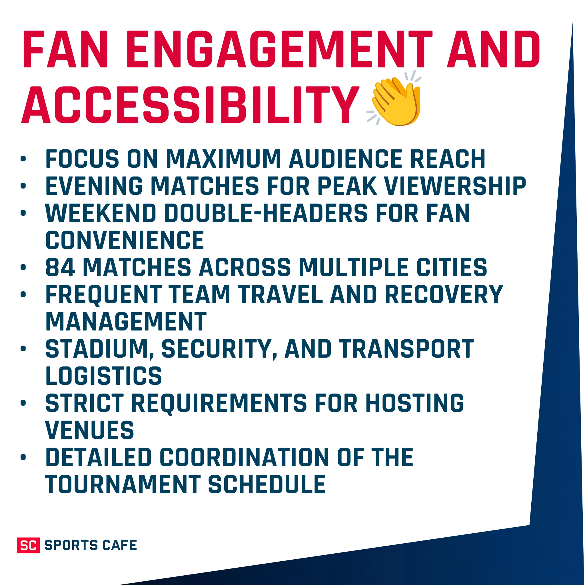 Fan Engagement and Accessibility.