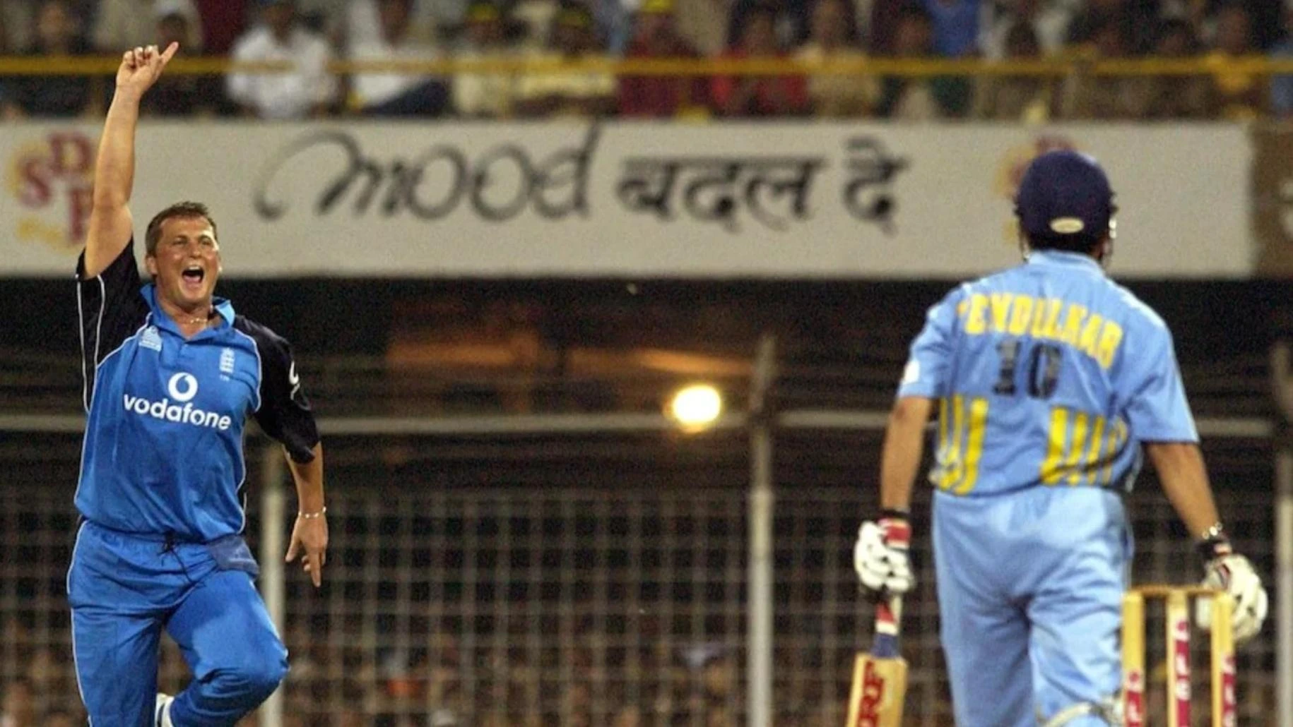 Flintoffs iconic shirtless finish took place on 3 February 2002.