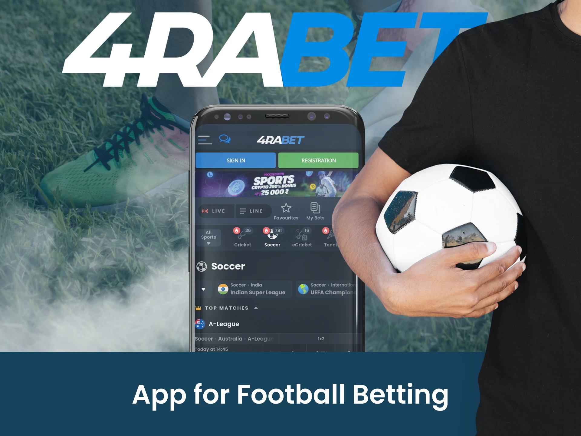 4rabet app is very useful for football betting via your smartphone.