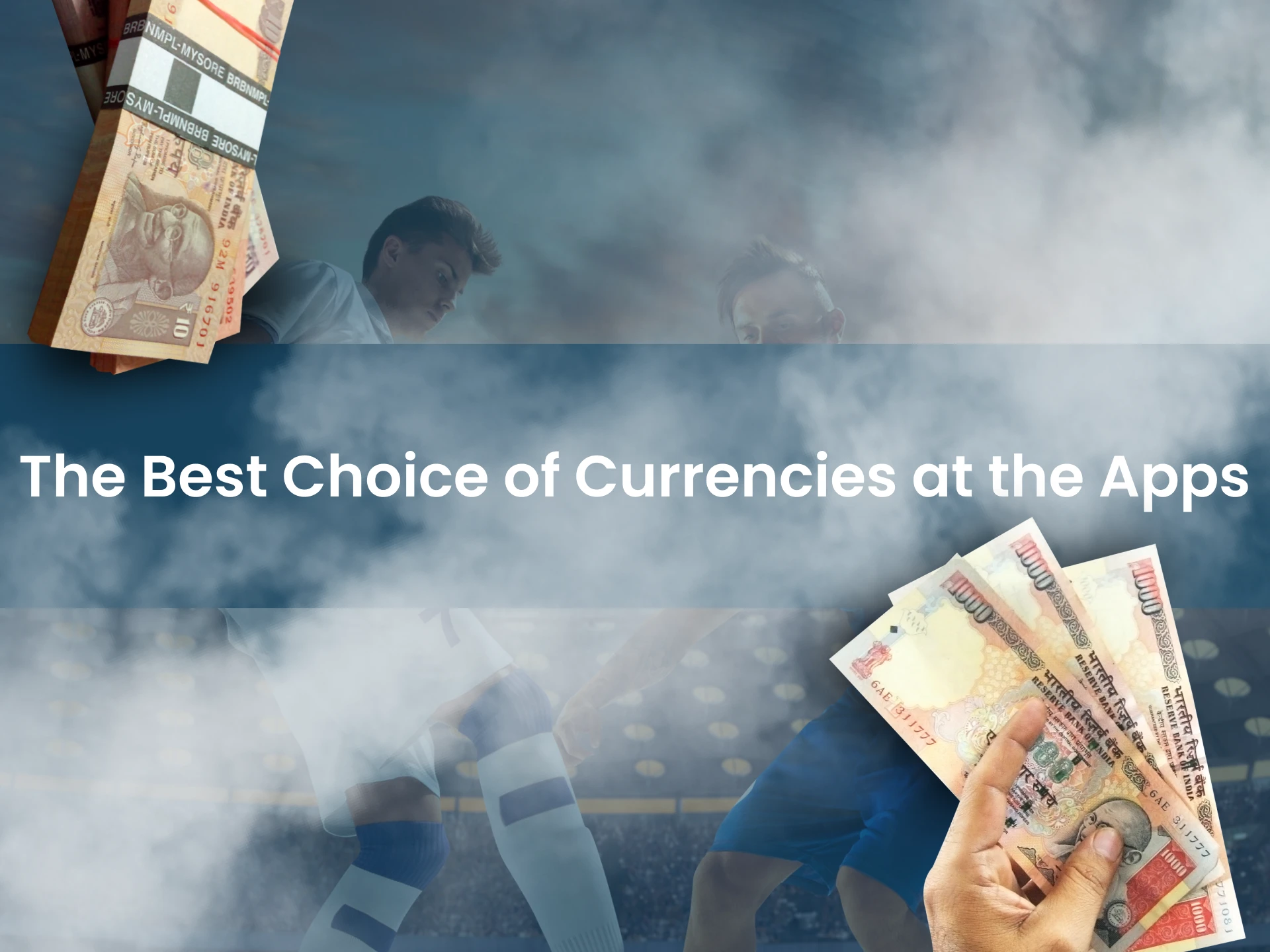 There is a list of the most popular currencies in the apps.