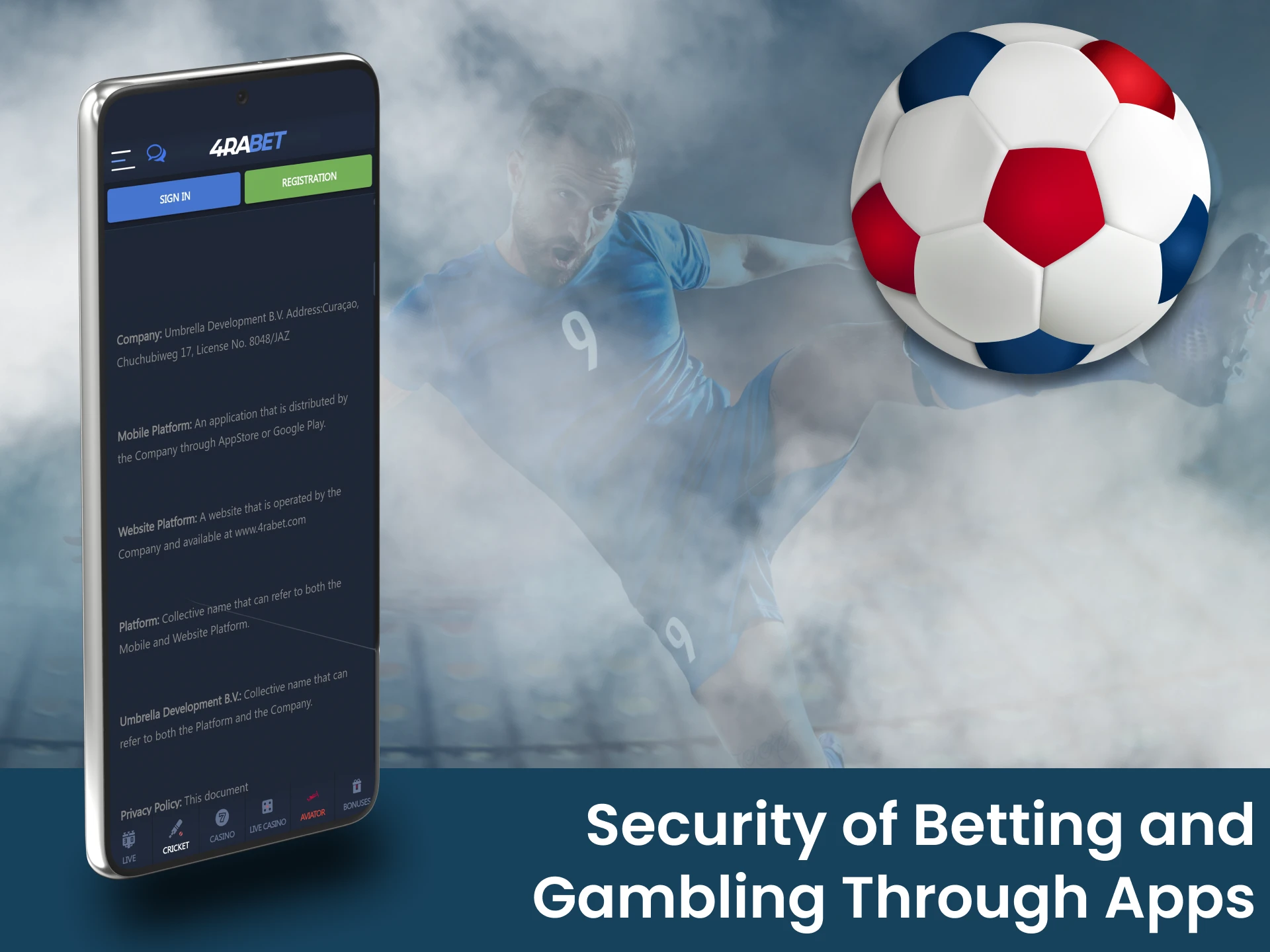 Football betting apps are safe for betting from India.