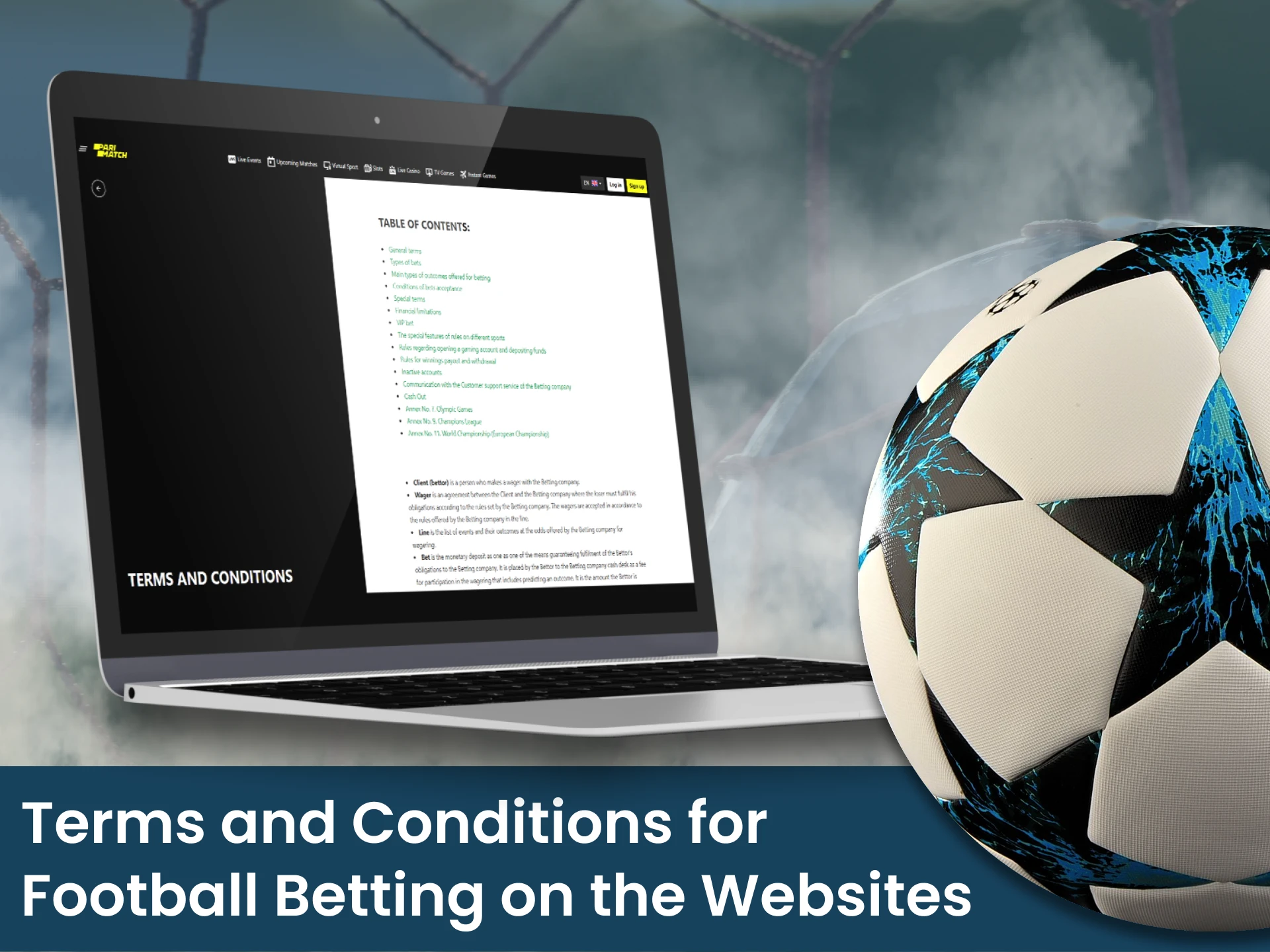 Read these terms to bet online safely.