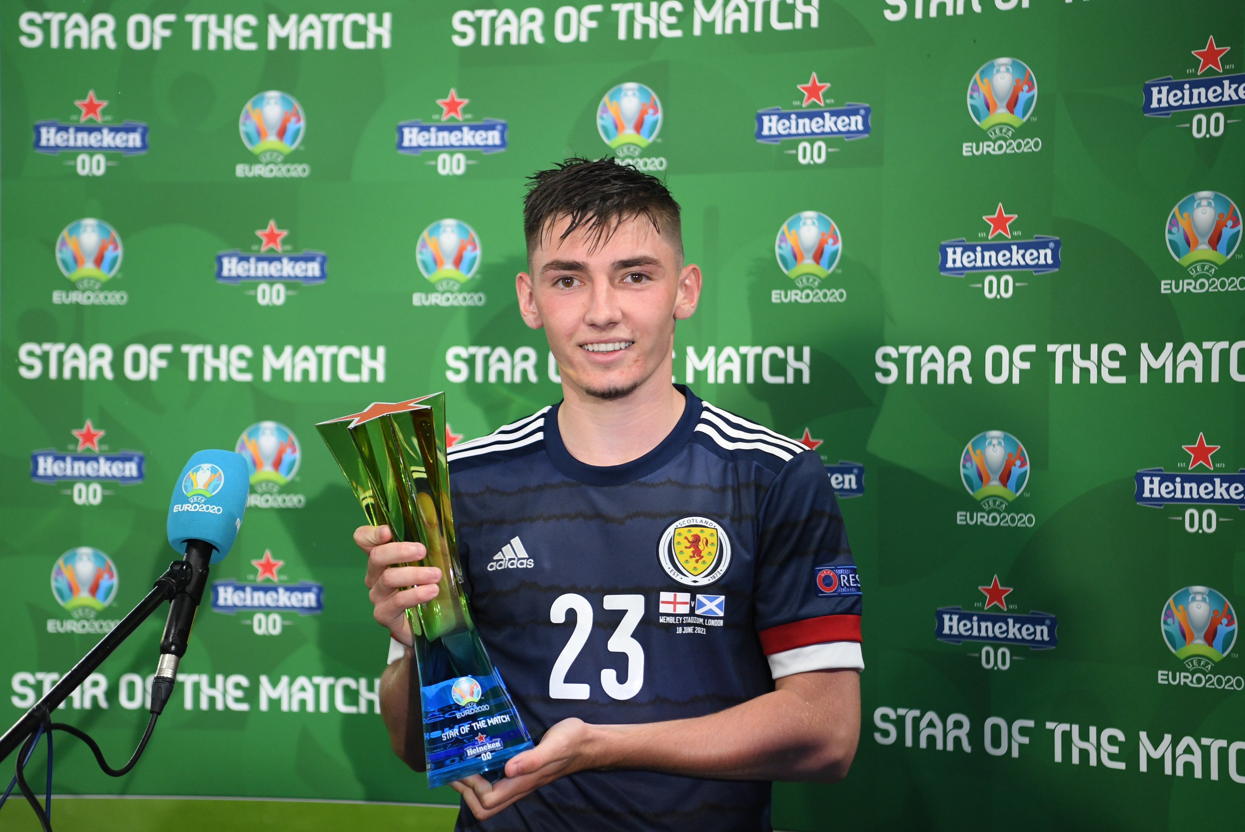 Billy Gilmour ruled out Scotland’s final Euro 2020 group stage game with positive COVID-19 test