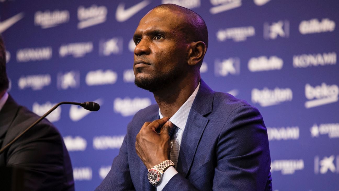 Barcelona terminate sporting director Eric Abidal’s contract after Quique Setien sack