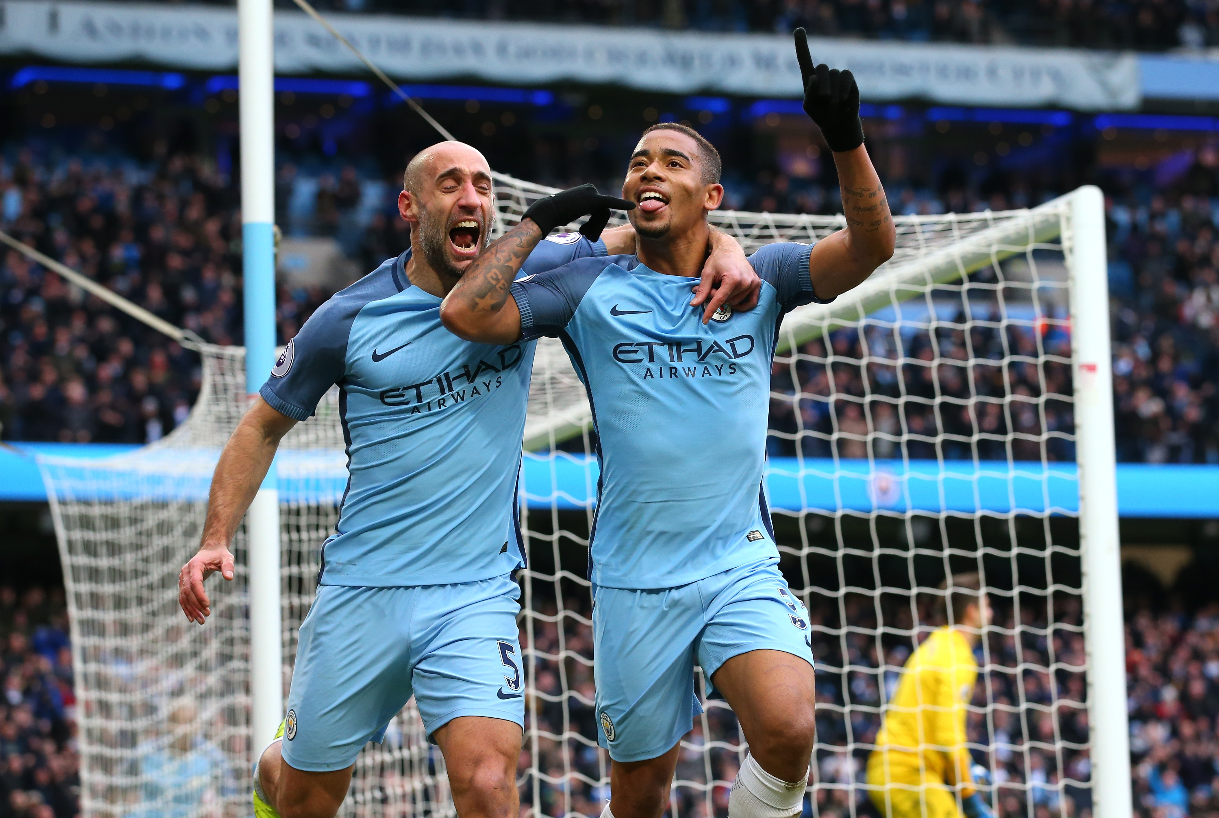 EPL Round-up | Jesus rescues Man City; Manchester United thrash Leicester