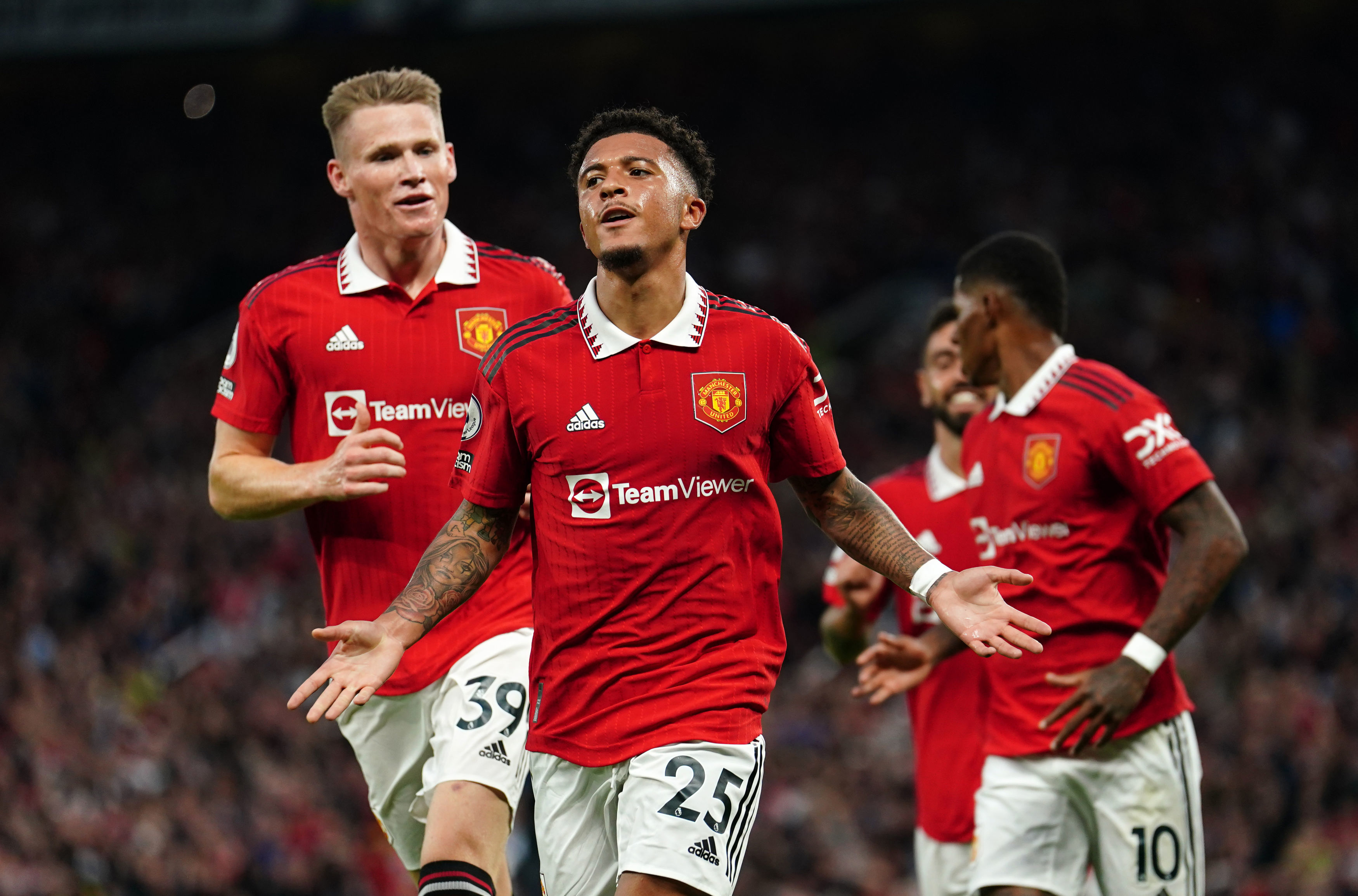 WATCH | Jadon Sancho scores ice-cold goal against Liverpool to put Manchester United ahead