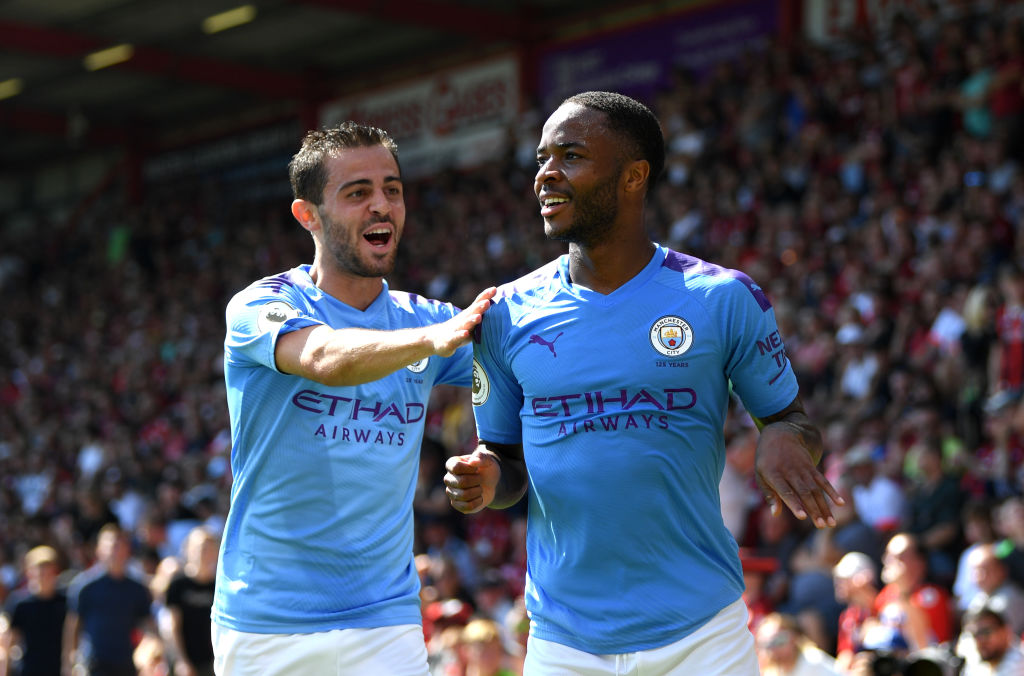 We've made a point against the champions, asserts Raheem Sterling