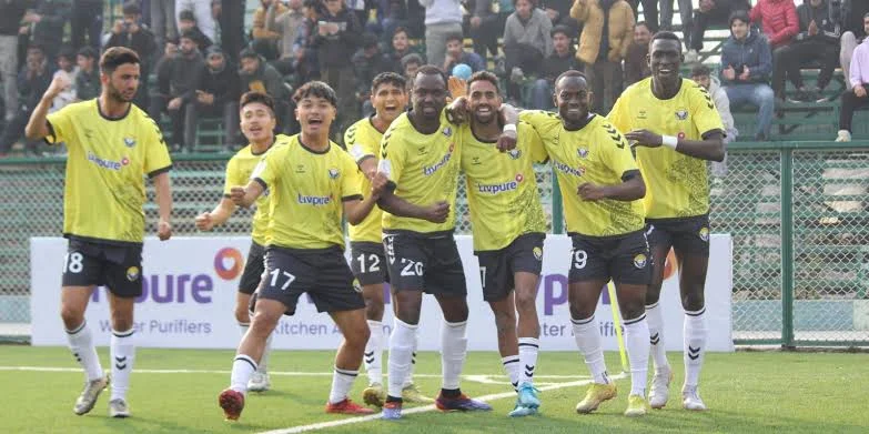 Real Kashmir Triumphs Over 9-Man Bengaluru SC in Thrilling I-League Clash