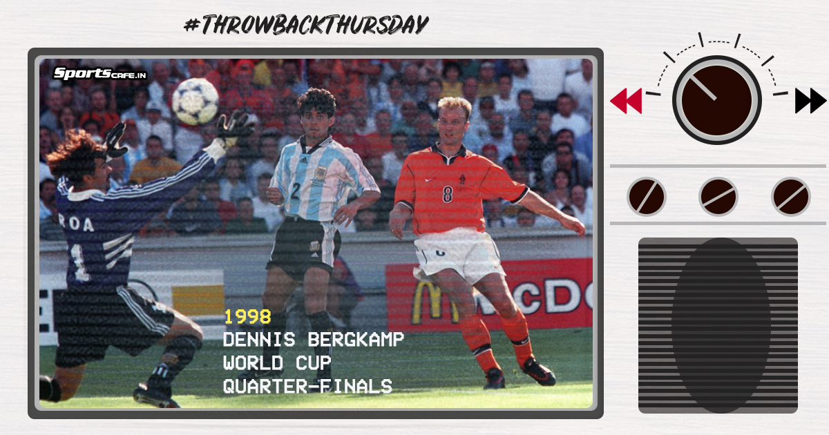 Throwback Thursday | Dennis Bergkamp’s mythical first touch at 1998 World Cup helps Netherlands sink Argentina