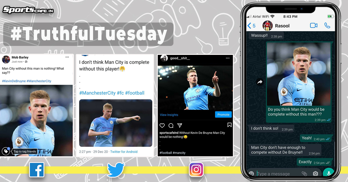 Truthful Tuesday | Manchester City do nothing but stumble about the dark without Kevin De Bruyne