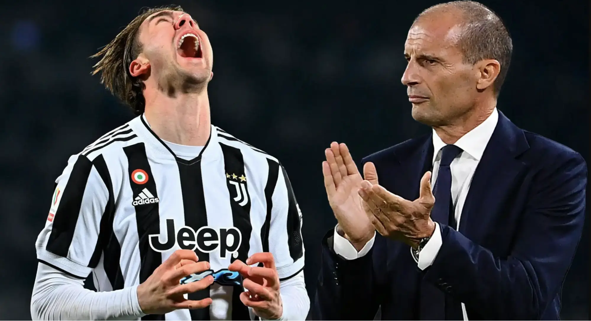 Allegri Left Disappointed as Vlahovic Stays at Juventus