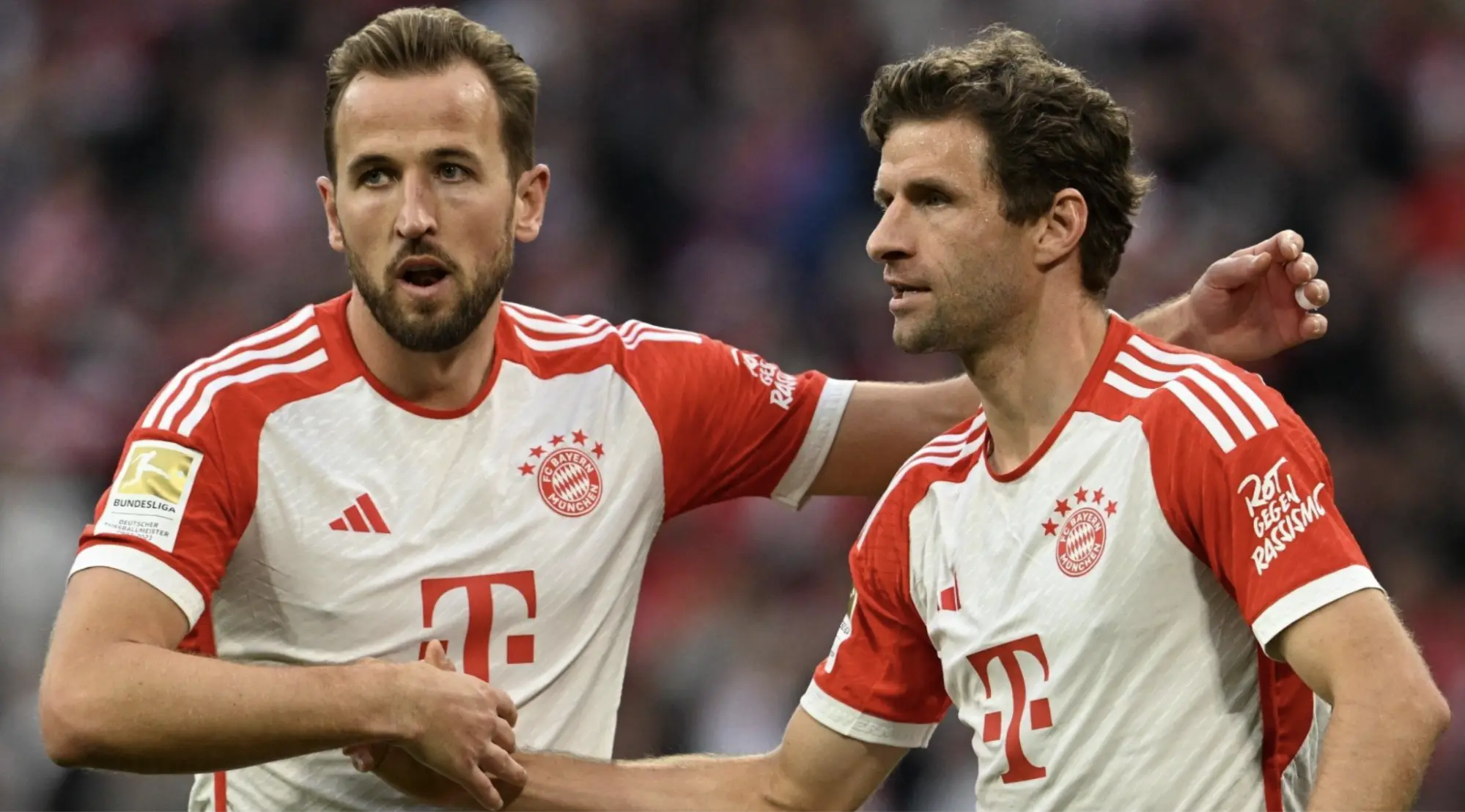 Harry Kane and Thomas Muller Set Friendly Hat-trick Challenge