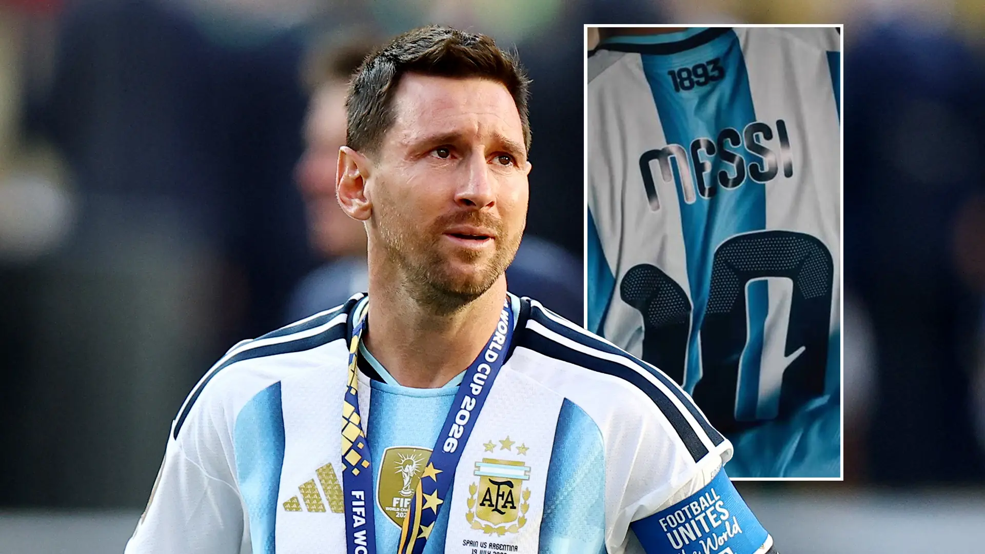 Lionel Messi Unveils Special Argentina Jersey for Farewell Match.